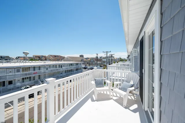 a view of city from balcony
