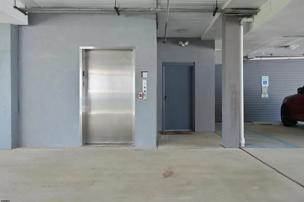 a view of a room with a hallway