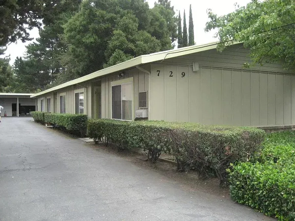 a house with a outdoor space