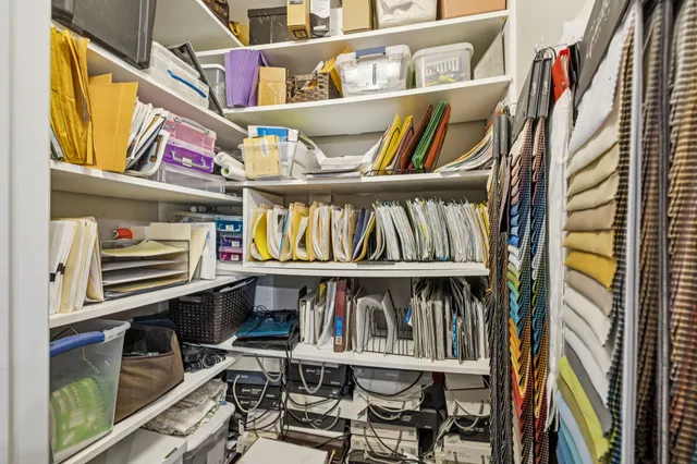 a kitchen with a stove and a refrigerator