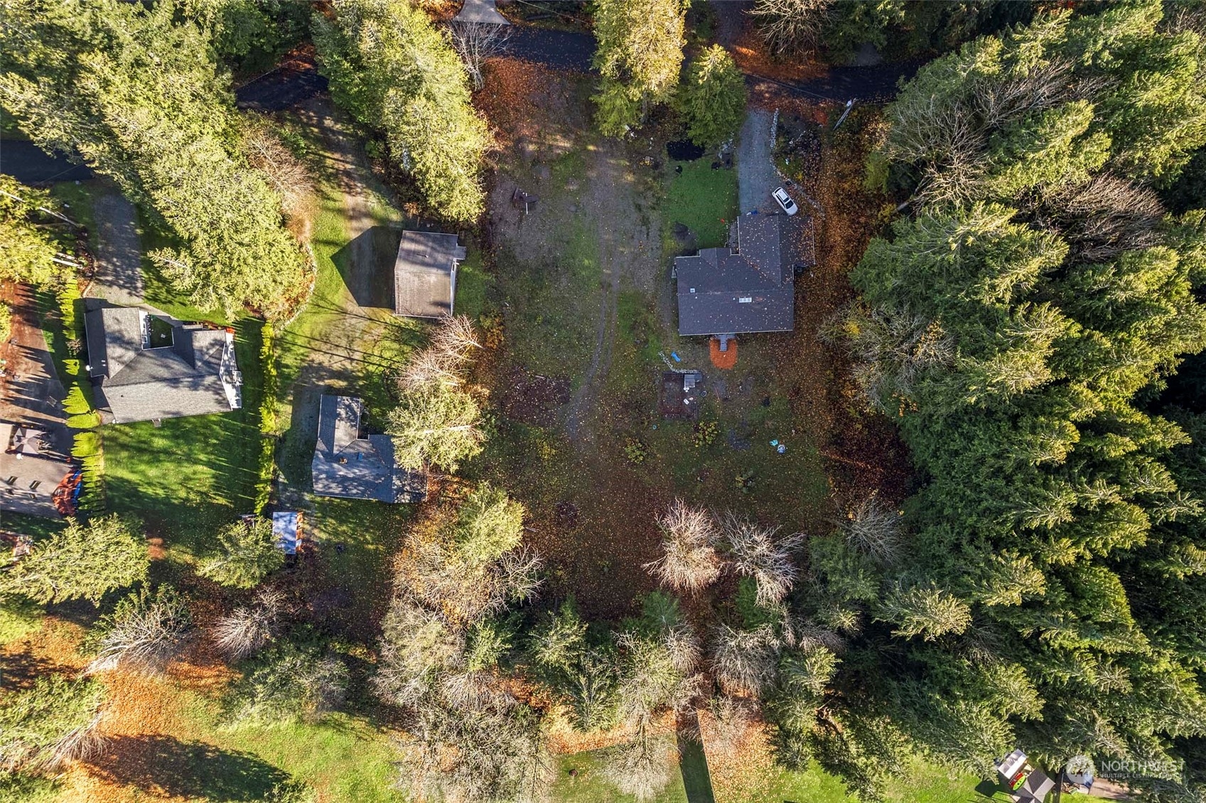 7322 Hideaway Lane Concrete, WA 98237 - Photo 2 of 14 an aerial view of residential house with outdoor space