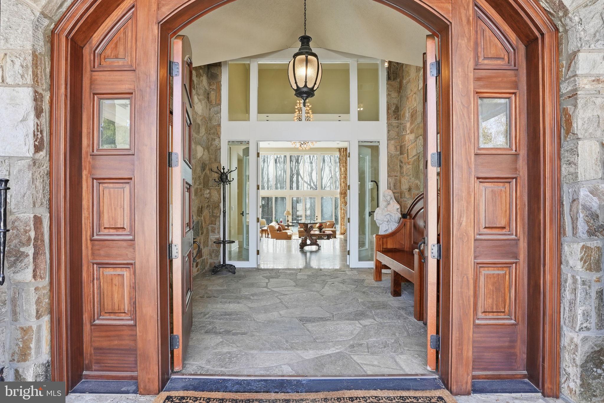 11940 River Road Potomac, MD 20854 - Photo 2 of 69 Main Entry with Custom Double Doors