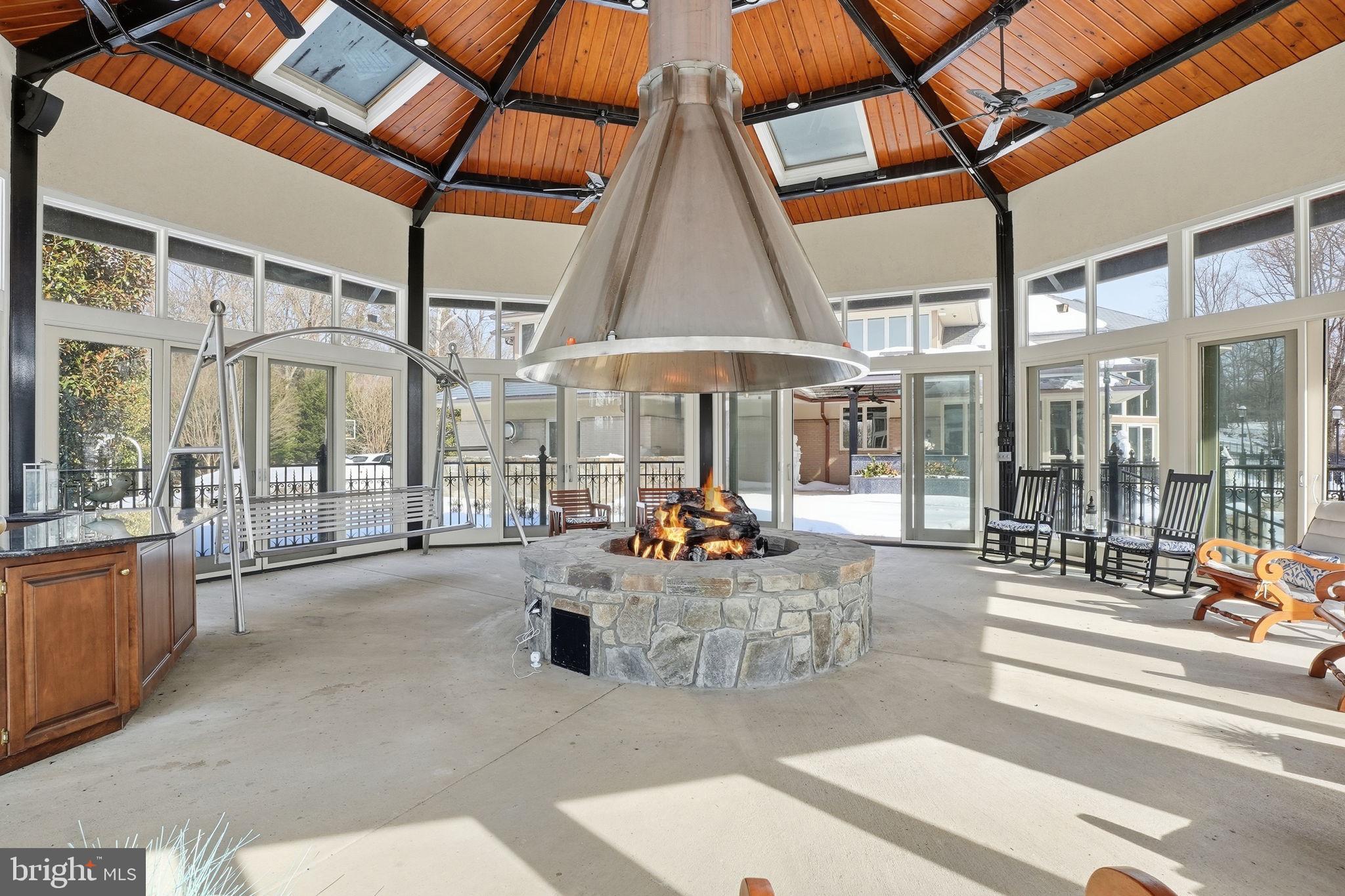 11940 River Road Potomac, MD 20854 - Photo 58 of 75 Opposite view from inside Glass Gazebo