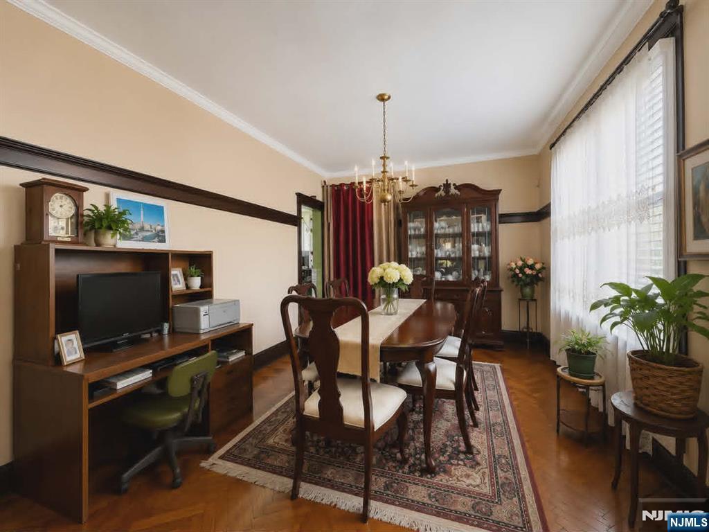 102 State Street Bloomfield, NJ 07003 - Photo 6 of 11 a view of a dining room with furniture window and wooden floor