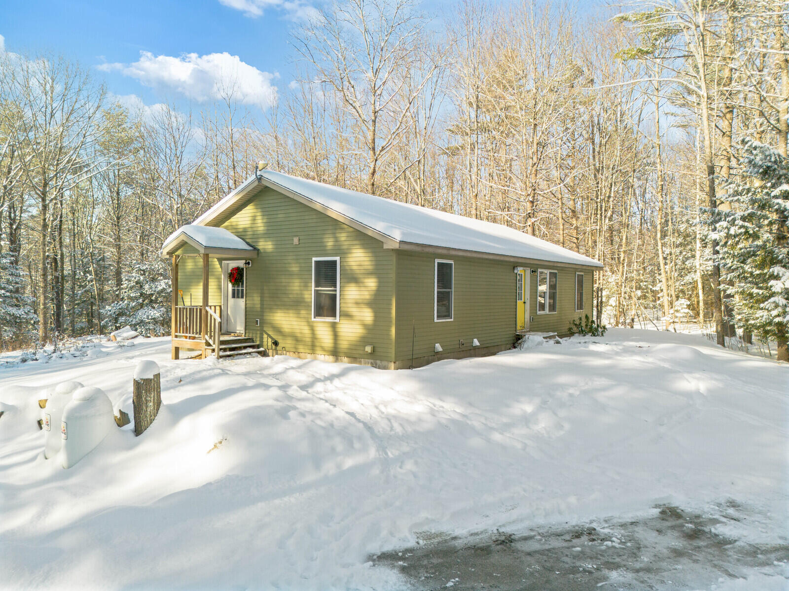 128 South Taylor Road Mount Vernon, ME 04352 - Photo 3 of 36 Aerial front 3