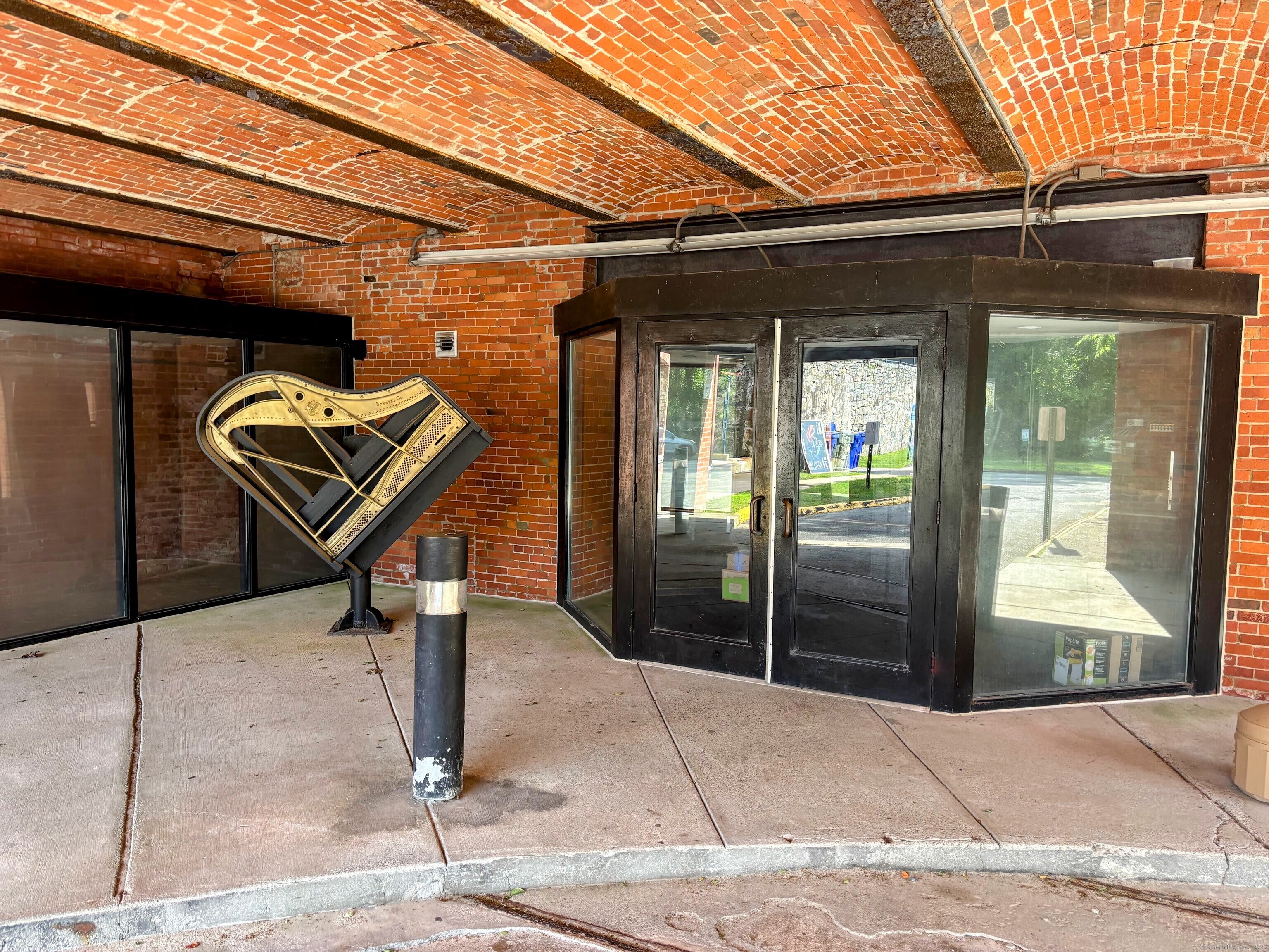 a front view of a house with hallway