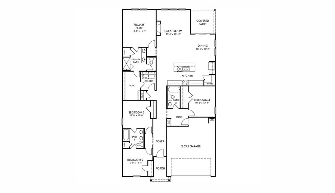 526 Tilson Road Piedmont, SC 29673 - Photo 2 of 3 An intuitive layout highlights the fluid connection between shared spaces and private quarters.