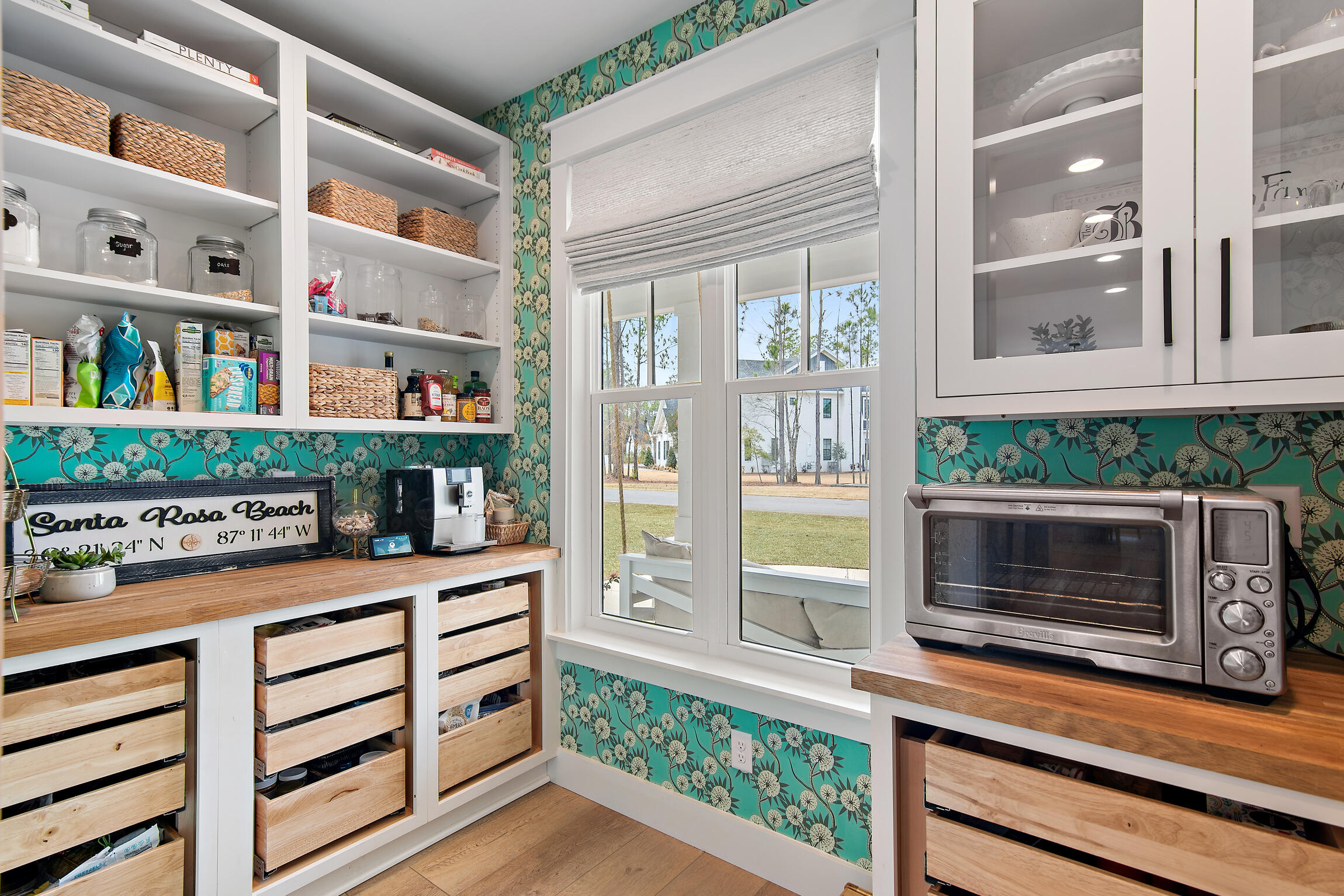 515 Hideaway Circle Santa Rosa Beach, FL 32459 - Photo 19 of 58 a kitchen with stainless steel appliances kitchen island granite countertop a refrigerator and a stove