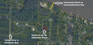 515 Hideaway Circle Santa Rosa Beach, FL 32459 - Photo 51 of 58 Seclusion Bay Map
