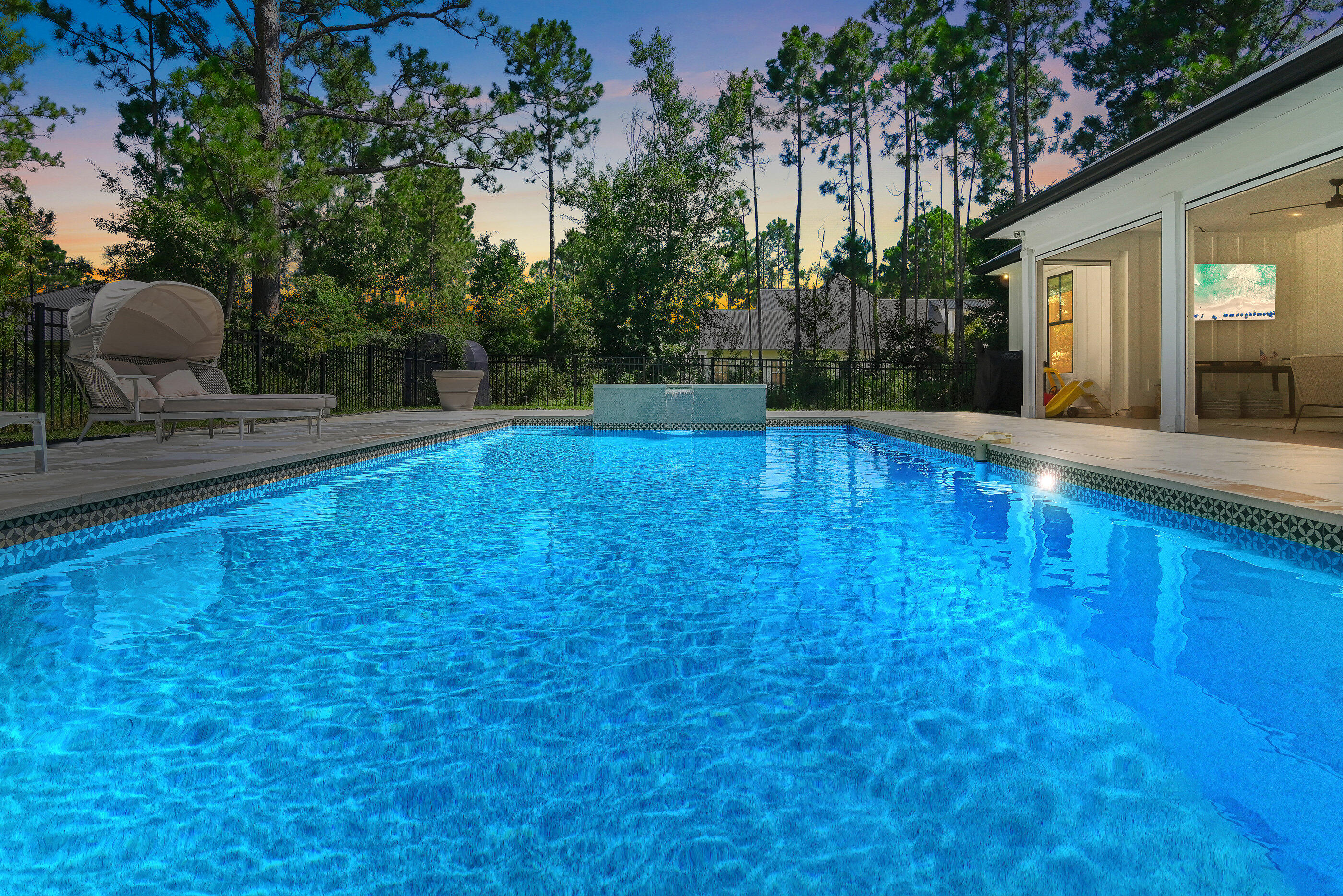 515 Hideaway Circle Santa Rosa Beach, FL 32459 - Photo 58 of 58 a view of pool with lawn chairs and plants