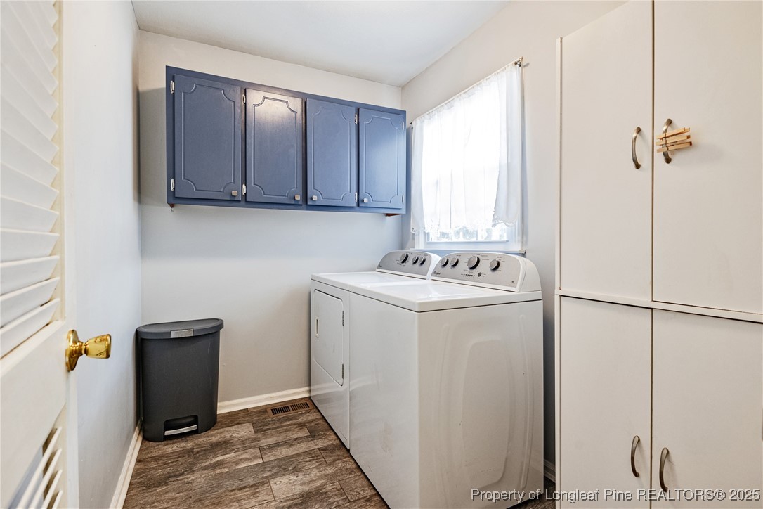 2818 Millbrook Road Fayetteville, NC 28303 - Photo 17 of 32 a utility room with closet dryer and washer