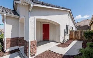 a view of a house with a bath tub