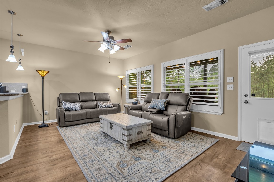 209 East George Jones Road Livingston, TX 77351 - Photo 3 of 26 This living room gets so much natural light that its light and bright, even on a cloudy day.