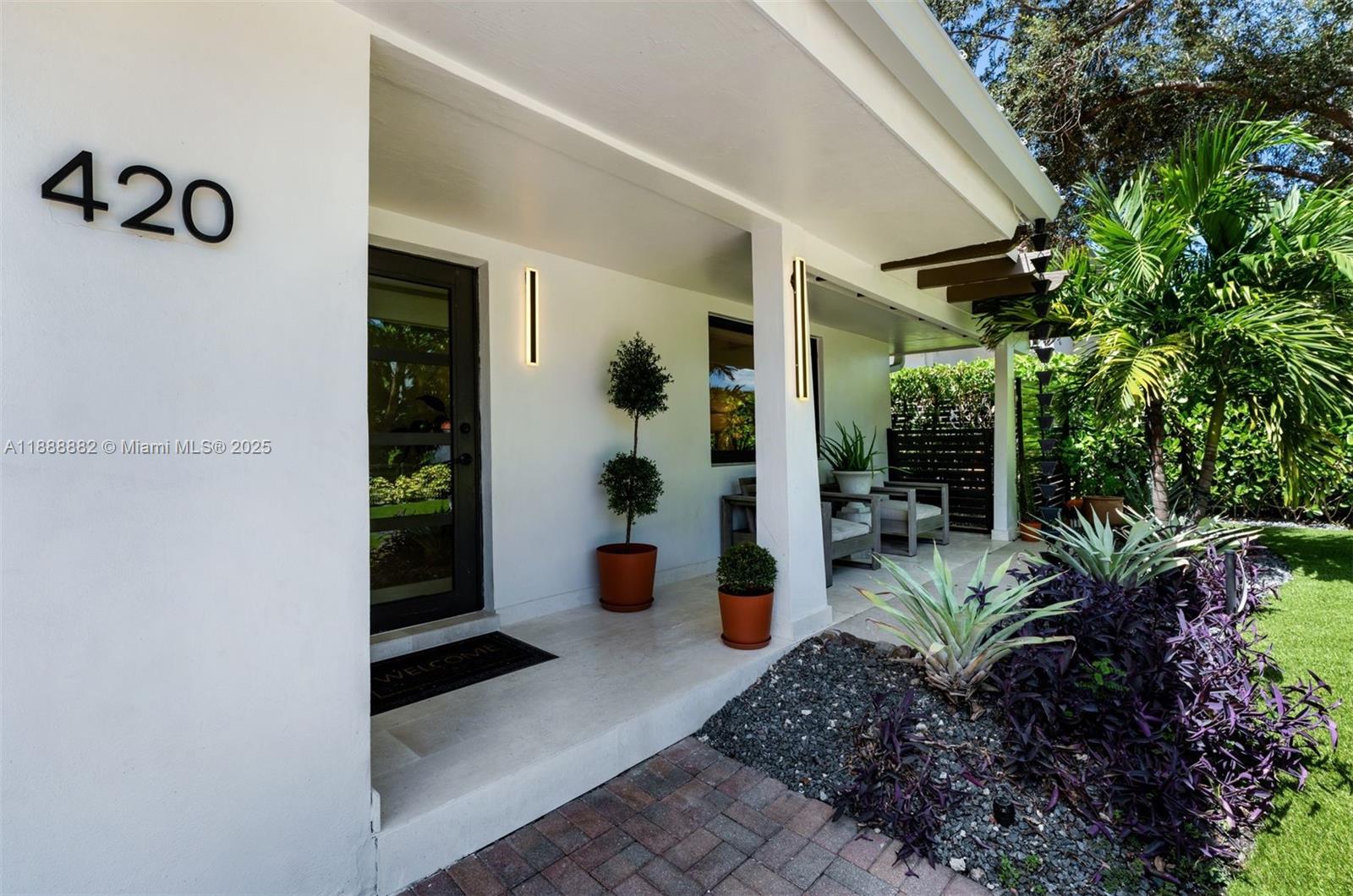 420 Southwest 19th Road Miami, FL 33129 - Photo 28 of 32 a view of outdoor space and porch