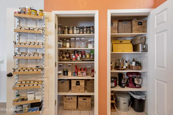 a shelf with a book shelf