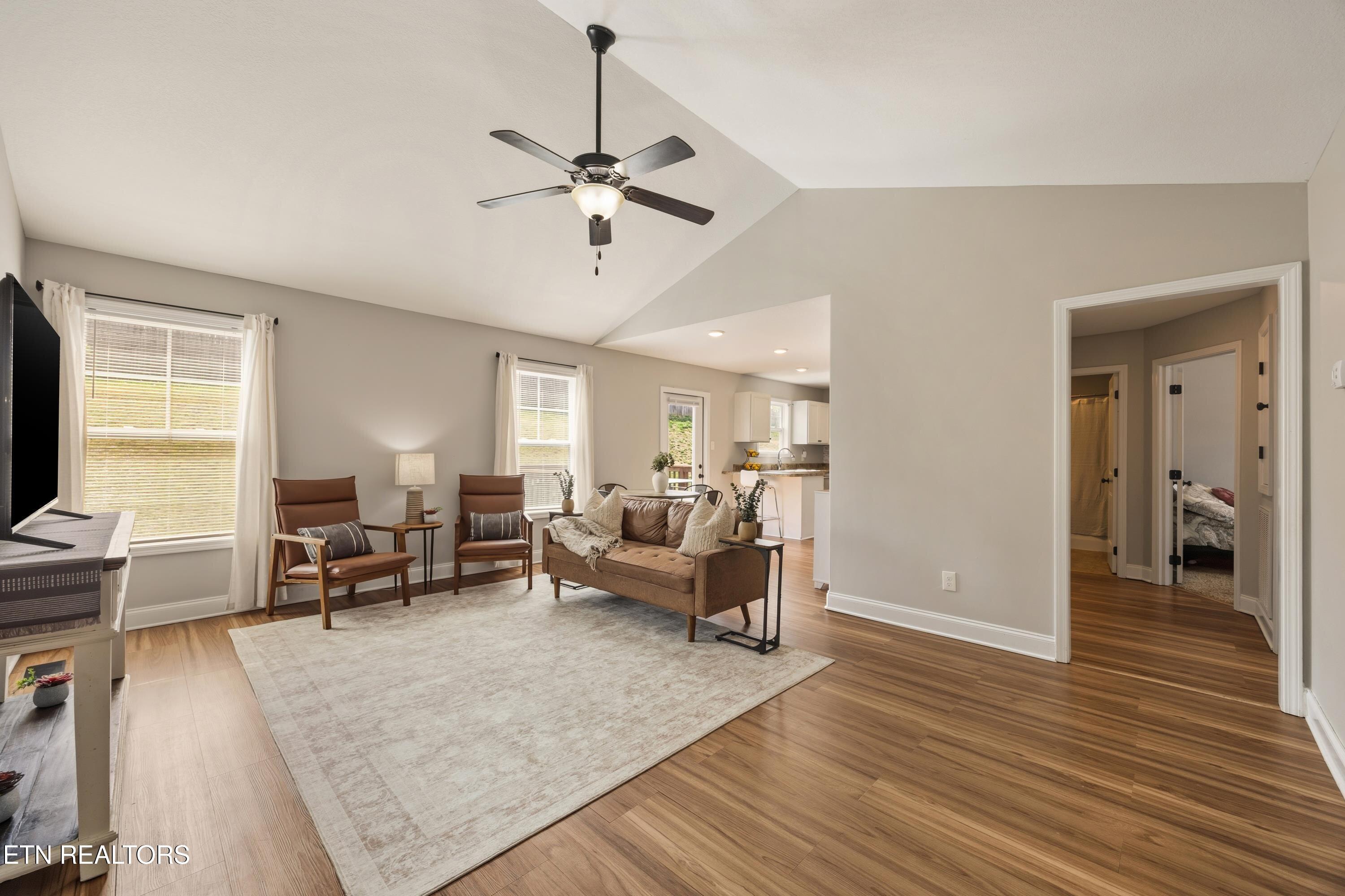 7931 Poplar Grove Lane Powell, TN 37849 - Photo 4 of 39 Vaulted Ceilings in Living Room