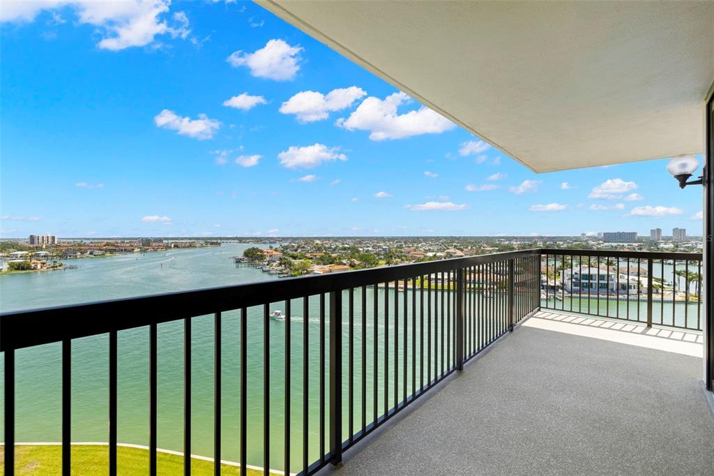 9425 Blind Pass Road, Unit 1008 St. Pete Beach, FL 33706 - Photo 33 of 65 a view of city from balcony