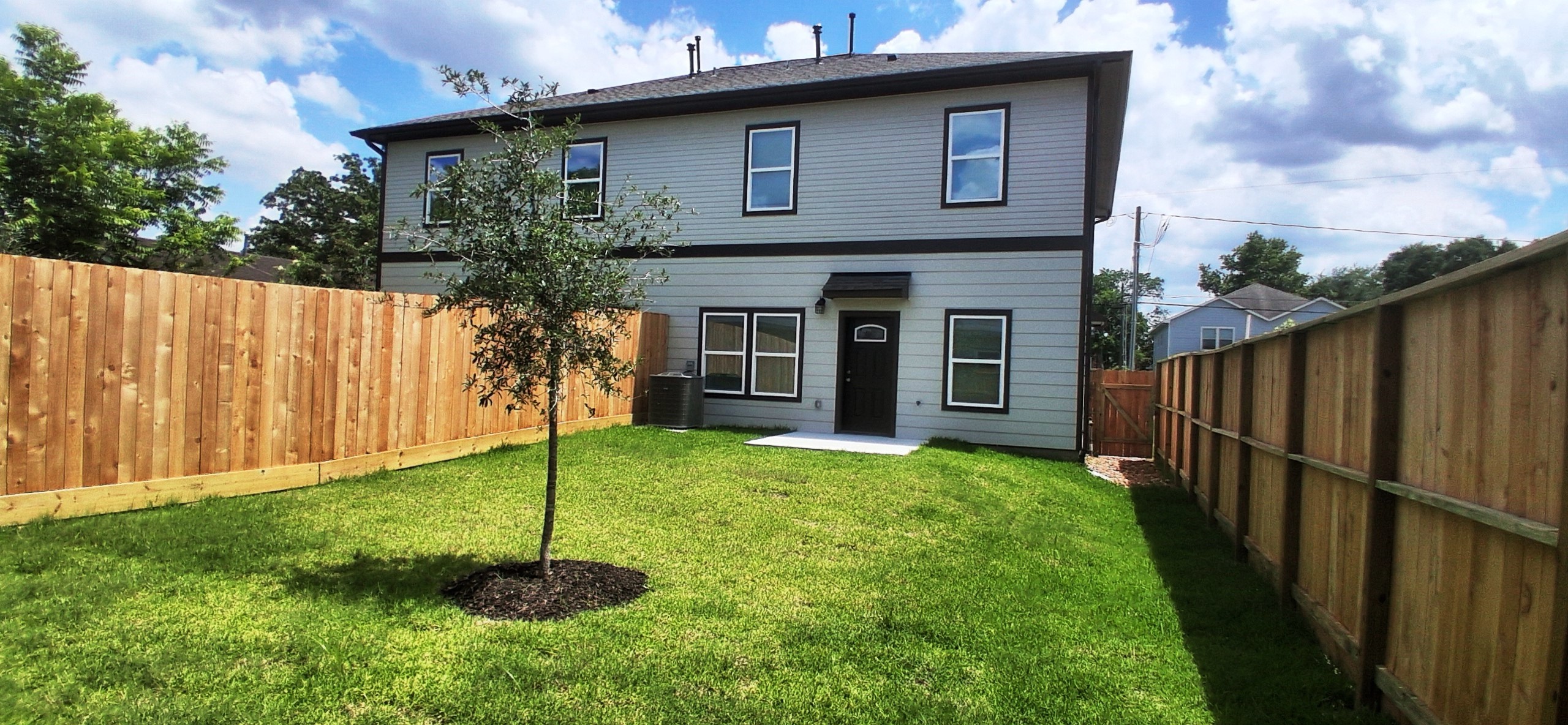 790 Fair Street, Unit A Houston, TX 77088 - Photo 13 of 14 Good size back whit planted new grass and tree for future shed