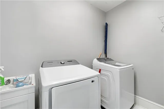 a car parked in a garage