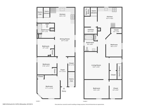 $224,900 | 3468 North Richards Street, Milwaukee, WI 53212