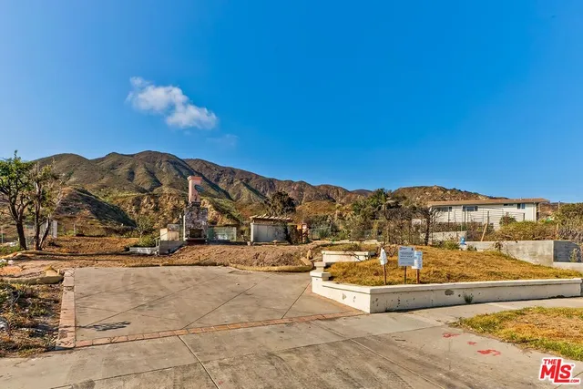 a view of a terrace with a bench