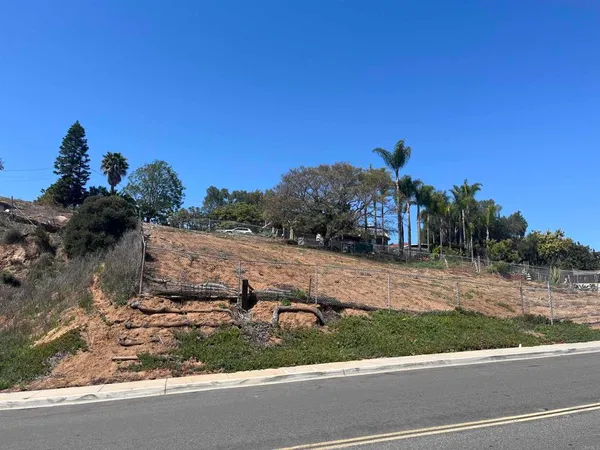 a view of mountain view with trees