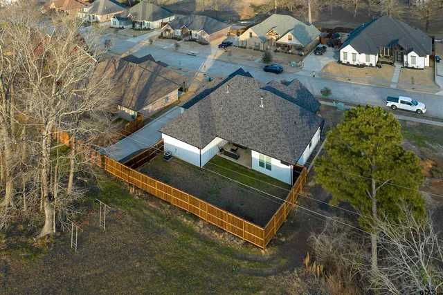 a view of outdoor space with garden and entertaining space