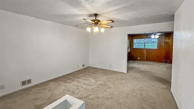 a view of empty room