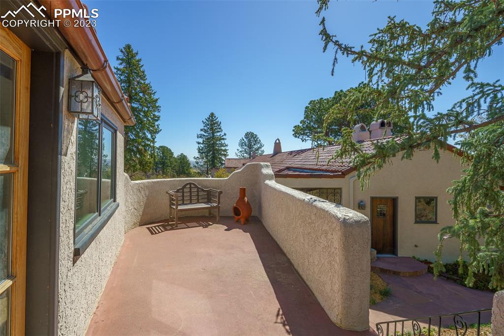 52 Marland Road Colorado Springs, CO 80906 - Photo 33 of 48 a view of a chairs and table in the balcony
