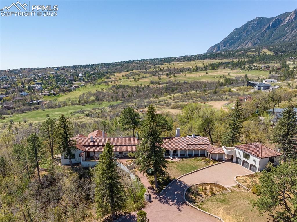 52 Marland Road Colorado Springs, CO 80906 - Photo 46 of 48 an aerial view of residential houses with outdoor space