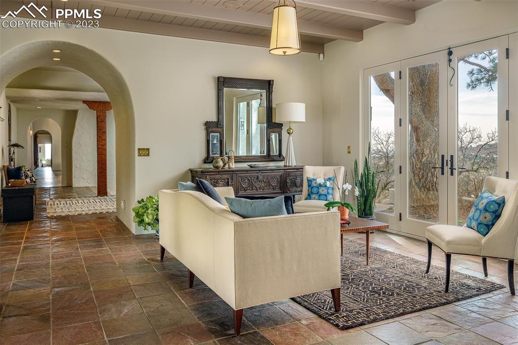 52 Marland Road Colorado Springs, CO 80906 - Photo 9 of 48 a living room with furniture and a large window