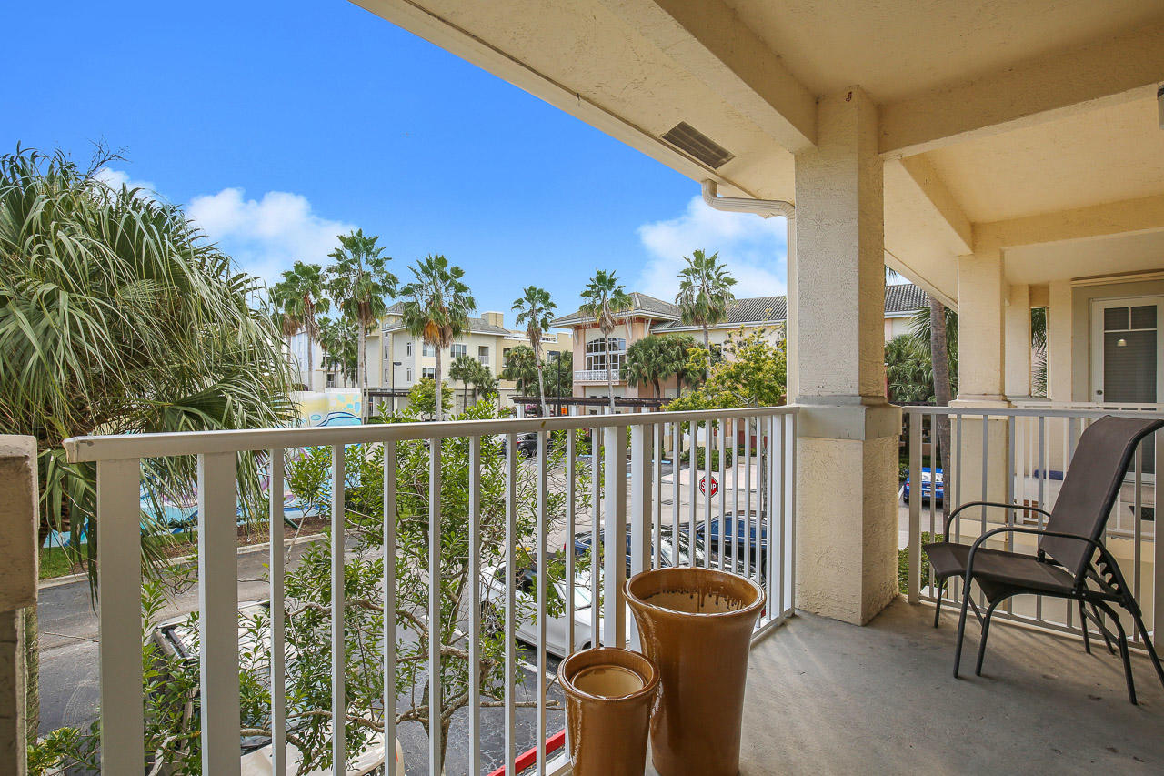 1152 University Boulevard, Unit 22 Jupiter, FL 33458 - Photo 18 of 19 Front Balcony