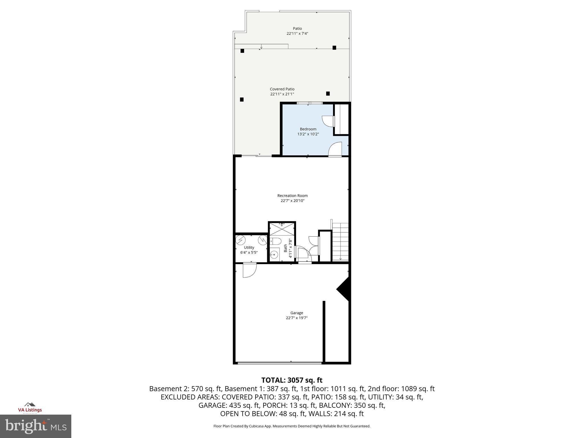43583 White Cap Terrace Chantilly, VA 20152 - Photo 16 of 18 a picture of a floor plan