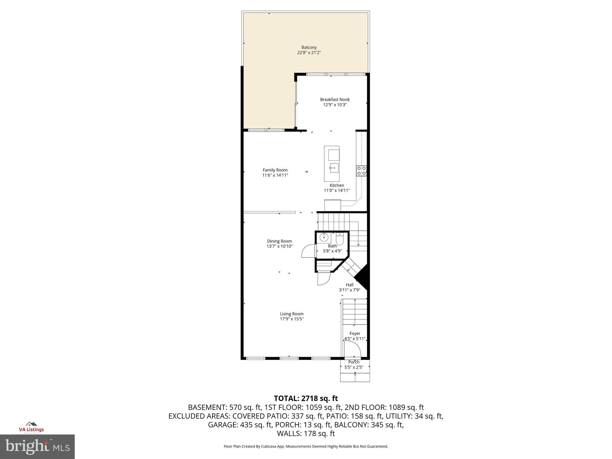 43583 White Cap Terrace Chantilly, VA 20152 - Photo 17 of 18 a picture of a floor plan