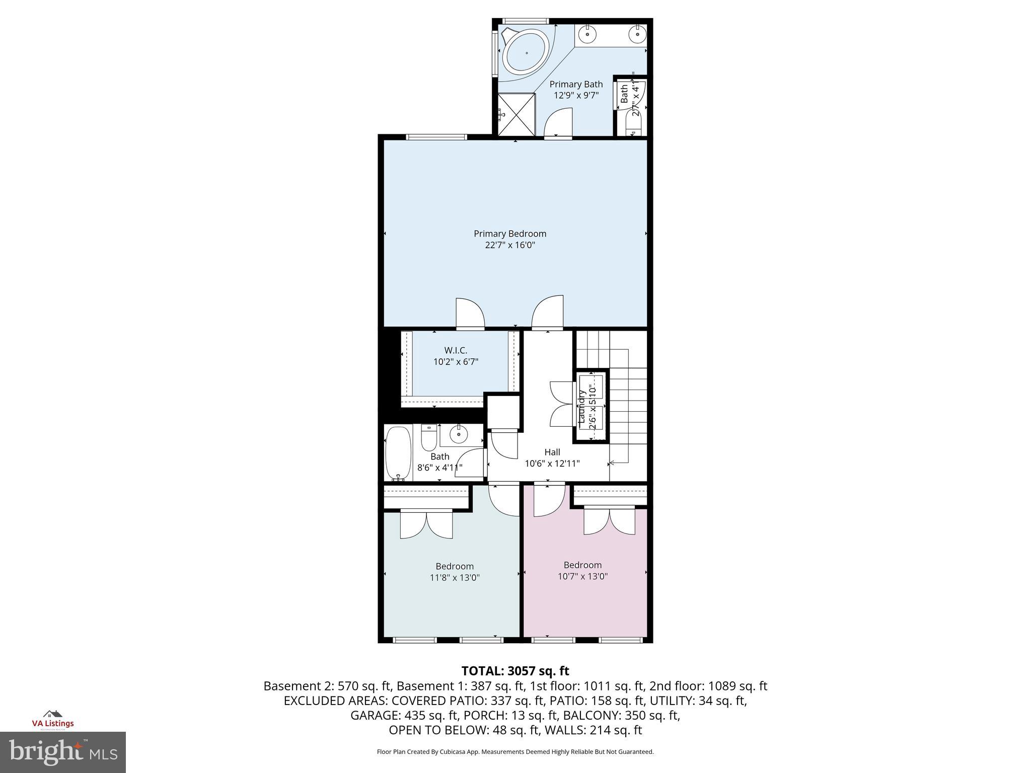 43583 White Cap Terrace Chantilly, VA 20152 - Photo 18 of 18 a picture of a floor plan