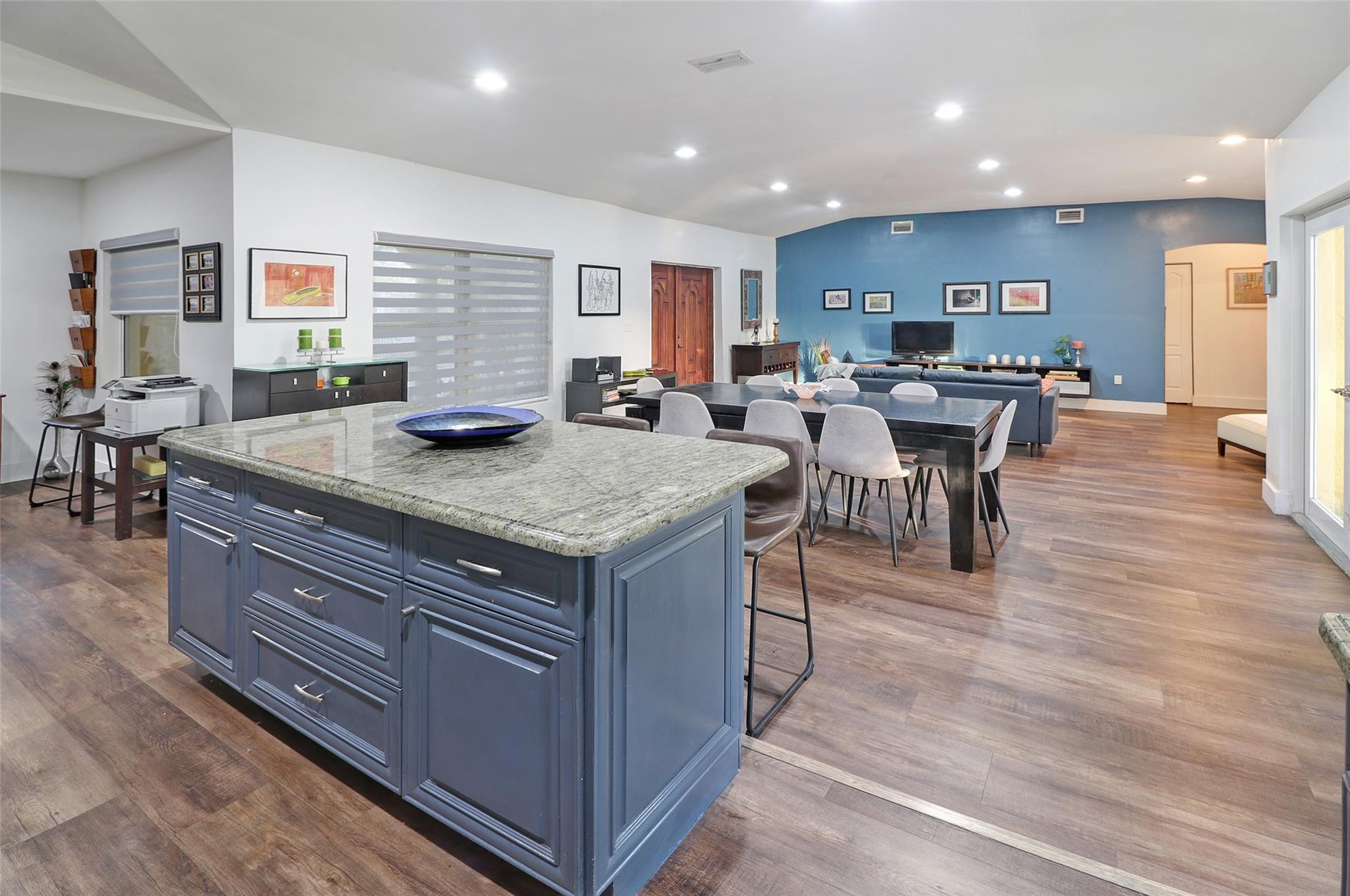 11410 Griffing Boulevard Miami, FL 33161 - Photo 13 of 42 a view of kitchen dining table and chairs
