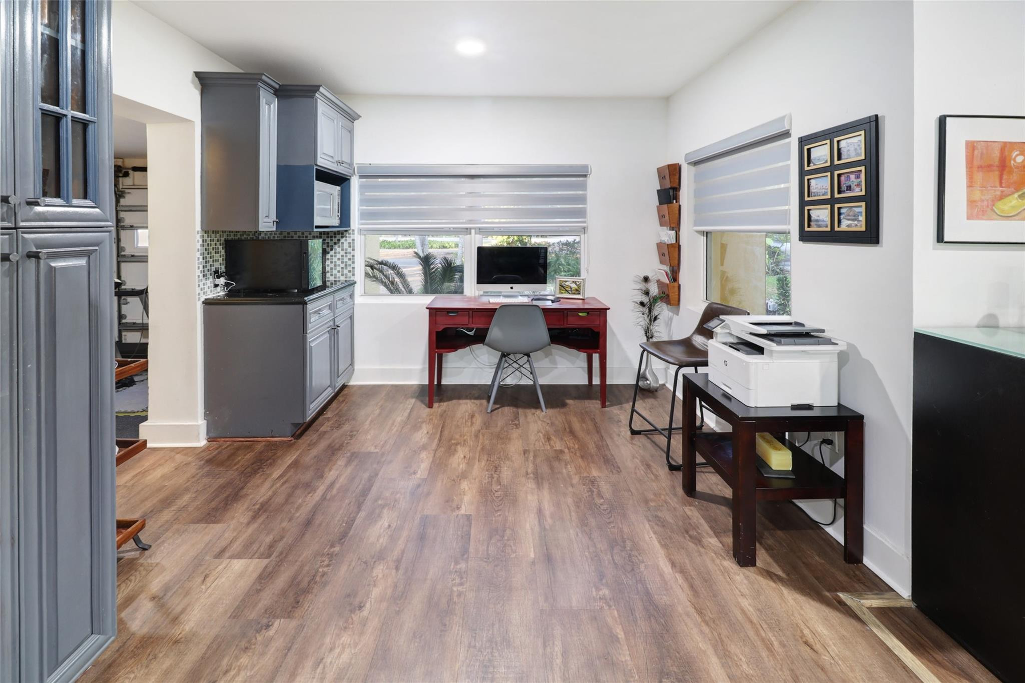 11410 Griffing Boulevard Miami, FL 33161 - Photo 14 of 42 a living room with furniture and a wooden floor
