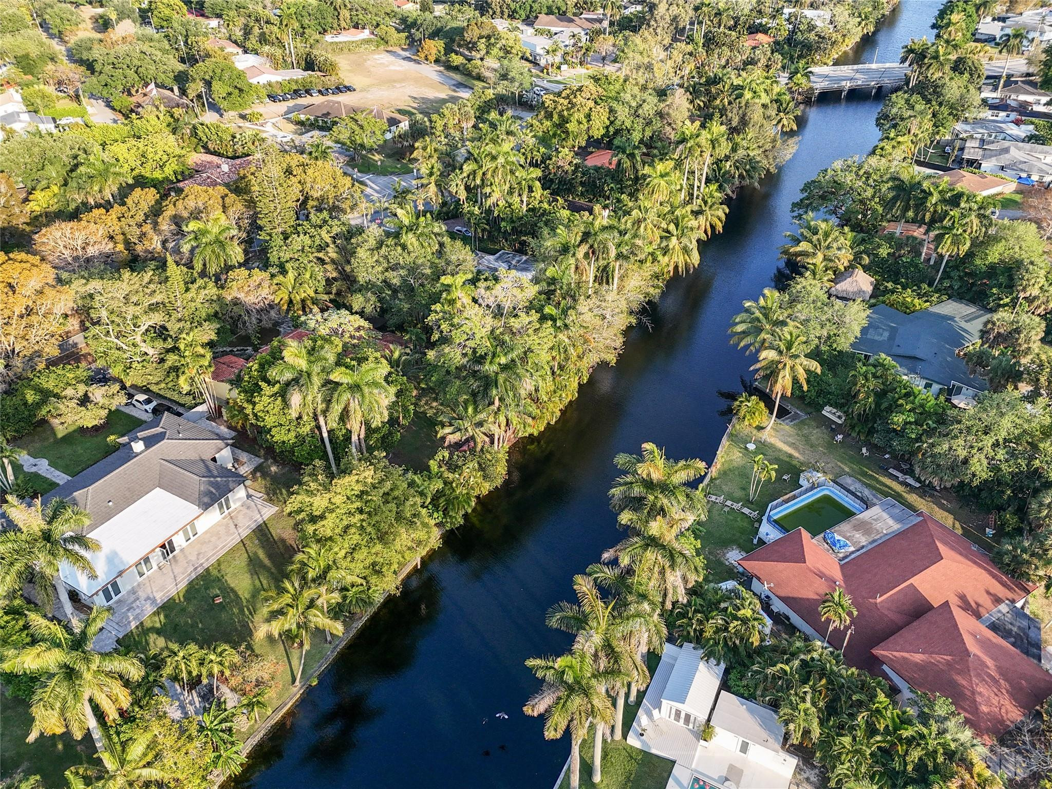 11410 Griffing Boulevard Miami, FL 33161 - Photo 31 of 42 an aerial view of residential house with yard and swimming pool