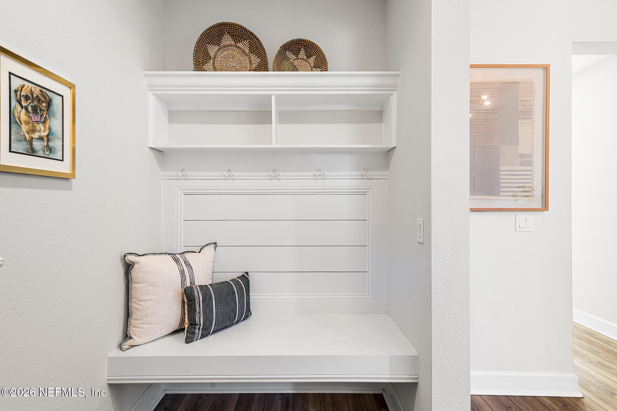 9789 Intellect Trail Jacksonville, FL 32256 - Photo 6 of 35 Built In Hall Tree w/ Hooks & Bench