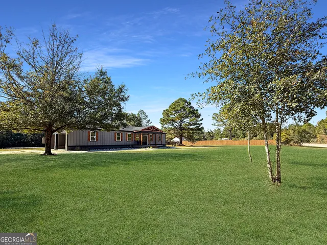 a view of a green field