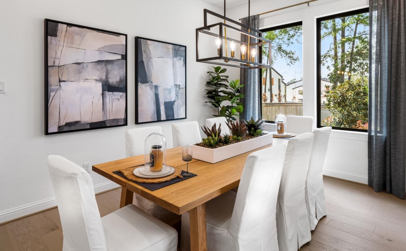28037 Pebble Pk Drive Spring, TX 77386 - Photo 7 of 16 a view of a dining room with furniture window and outside view