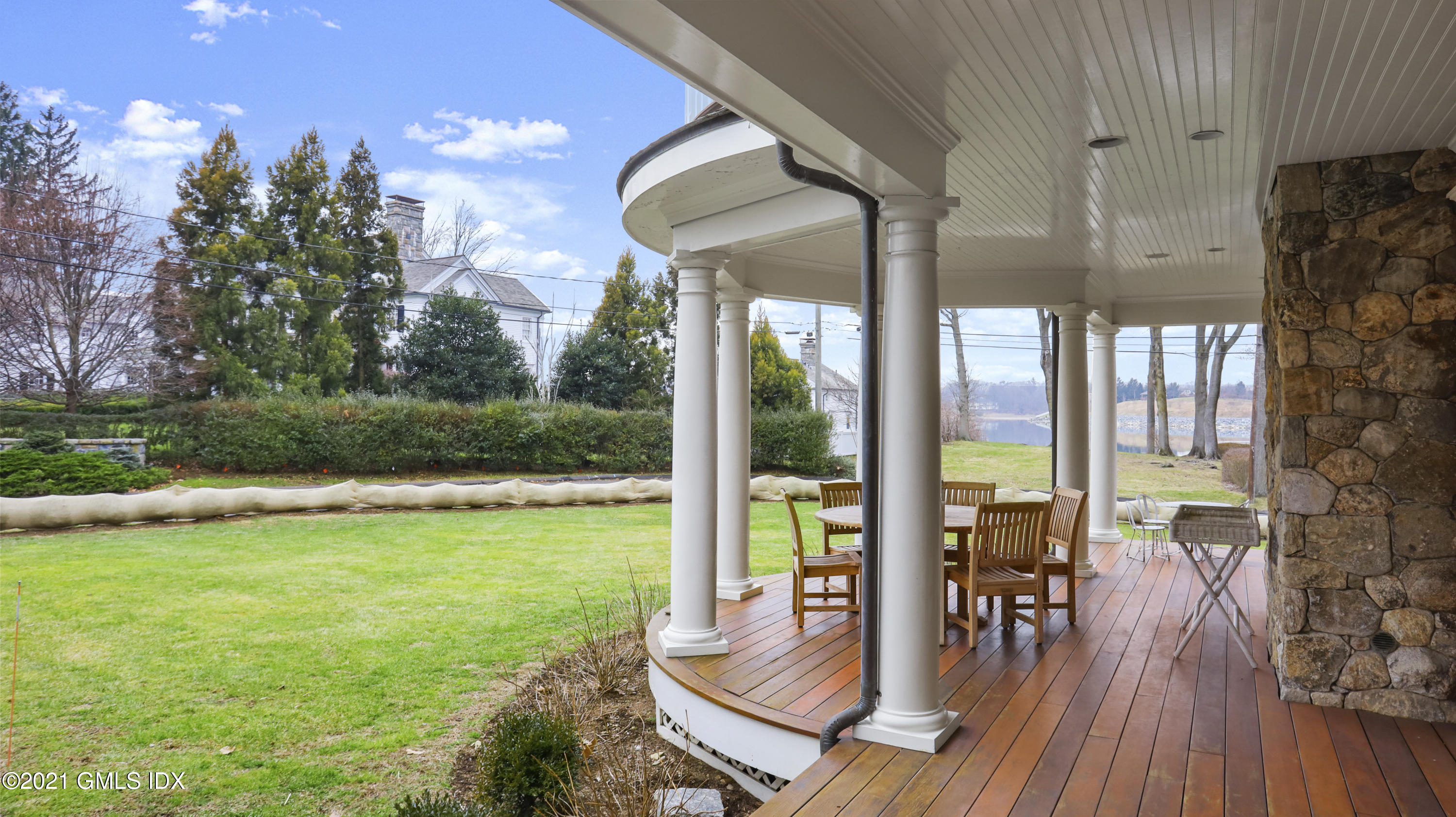 44 Glen Avon Drive Riverside, CT 06878 - Photo 31 of 39 a view of swimming pool from a living room