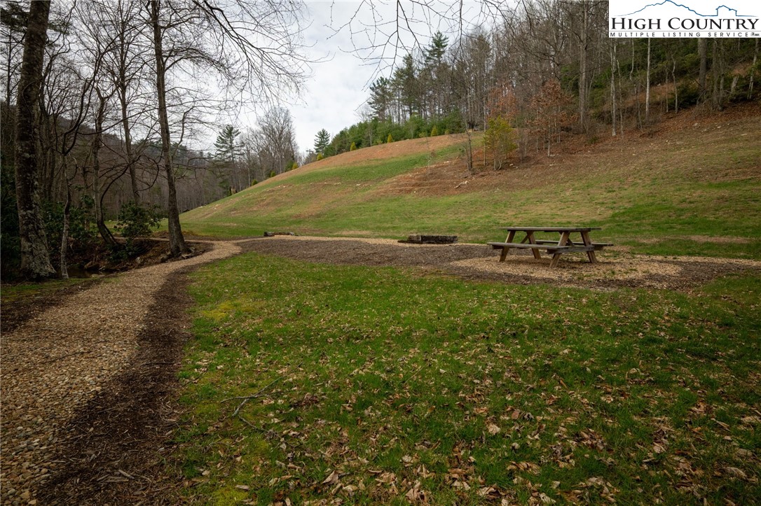 Lot 150 Angel Fire Trail Dobson, NC 27017 - Photo 27 of 27 a backyard of a house with table and chairs