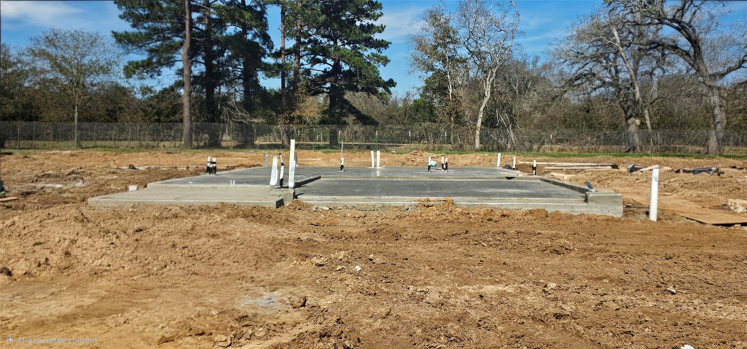 233 Spring Drive Hockley, TX 77447 - Photo 2 of 24 a view of a yard with wooden fence