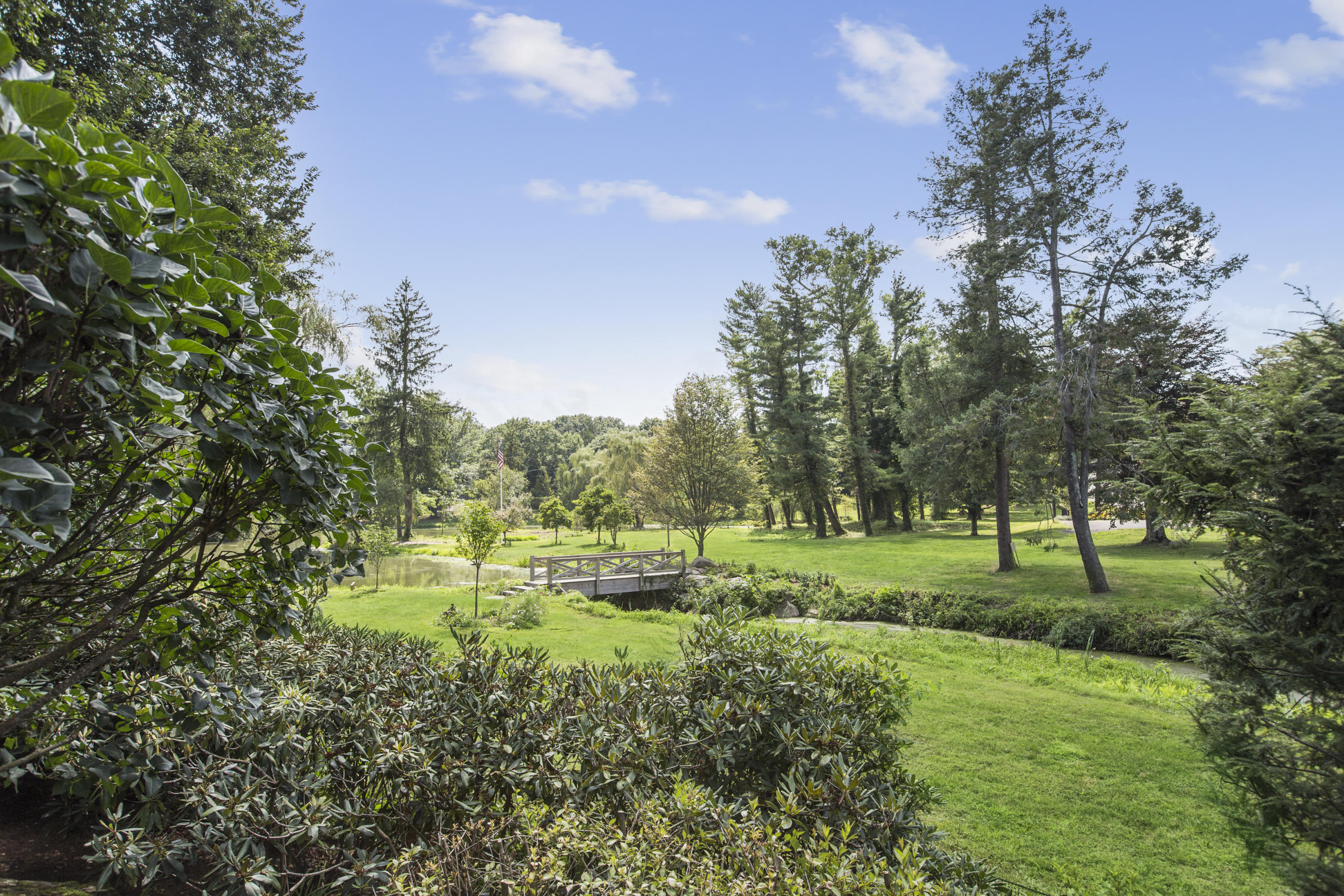 30 Richmond Hill Road, Unit 4 New Canaan, CT 06840 - Photo 34 of 40 a view of outdoor space with garden and trees