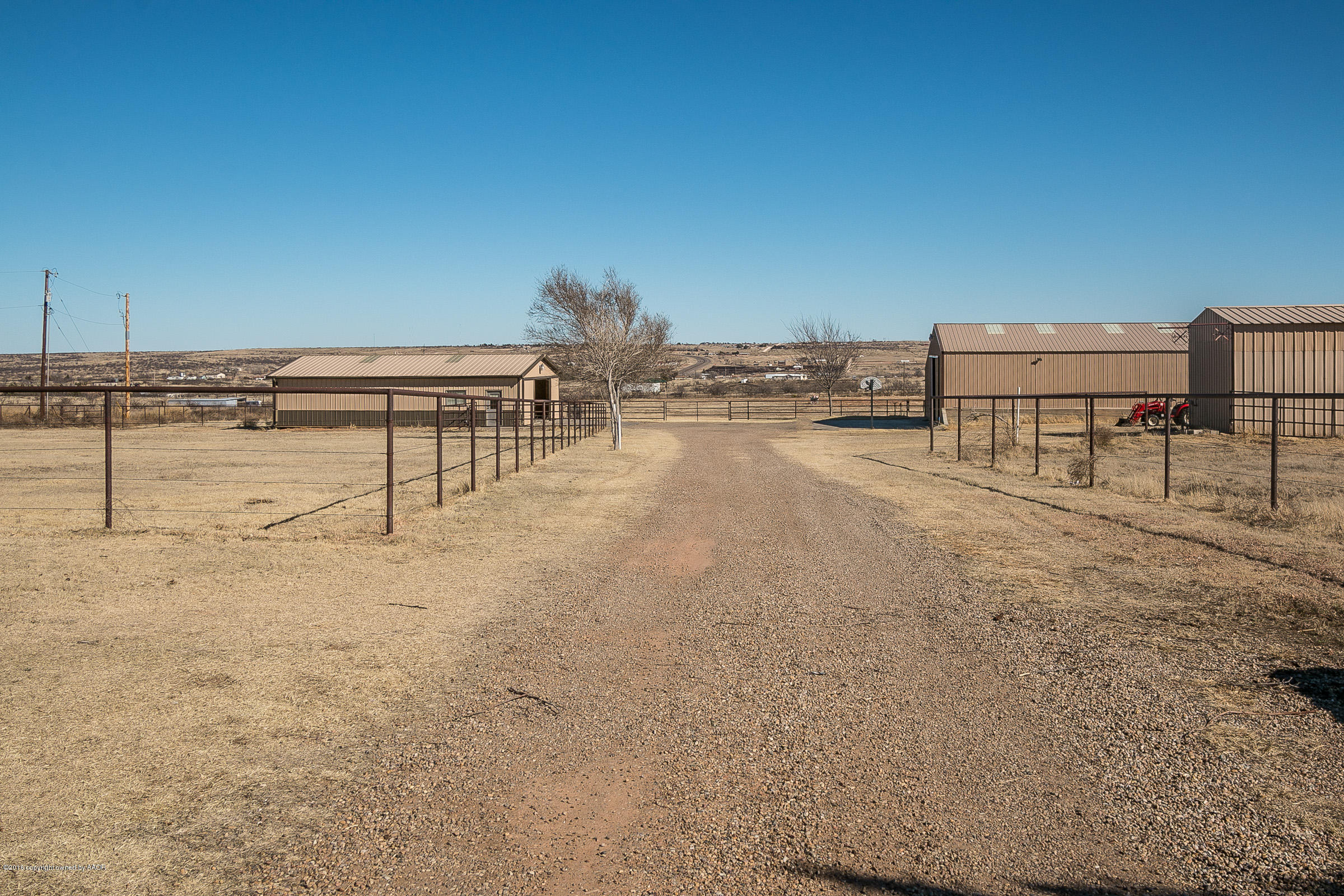 311 Deahl Road Fritch, TX 79036 - Photo 3 of 46 002_Road to Barn Area