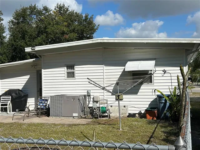 a view of a house with a patio