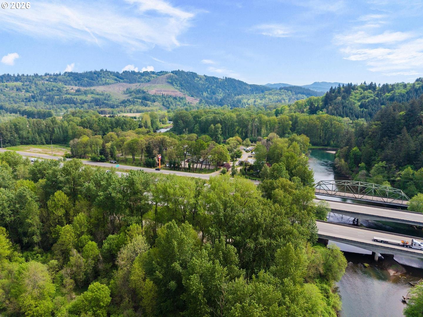 0 Fisherman's Loop Road Kalama, WA 98625 - Photo 10 of 16 a view of a city with lush green forest