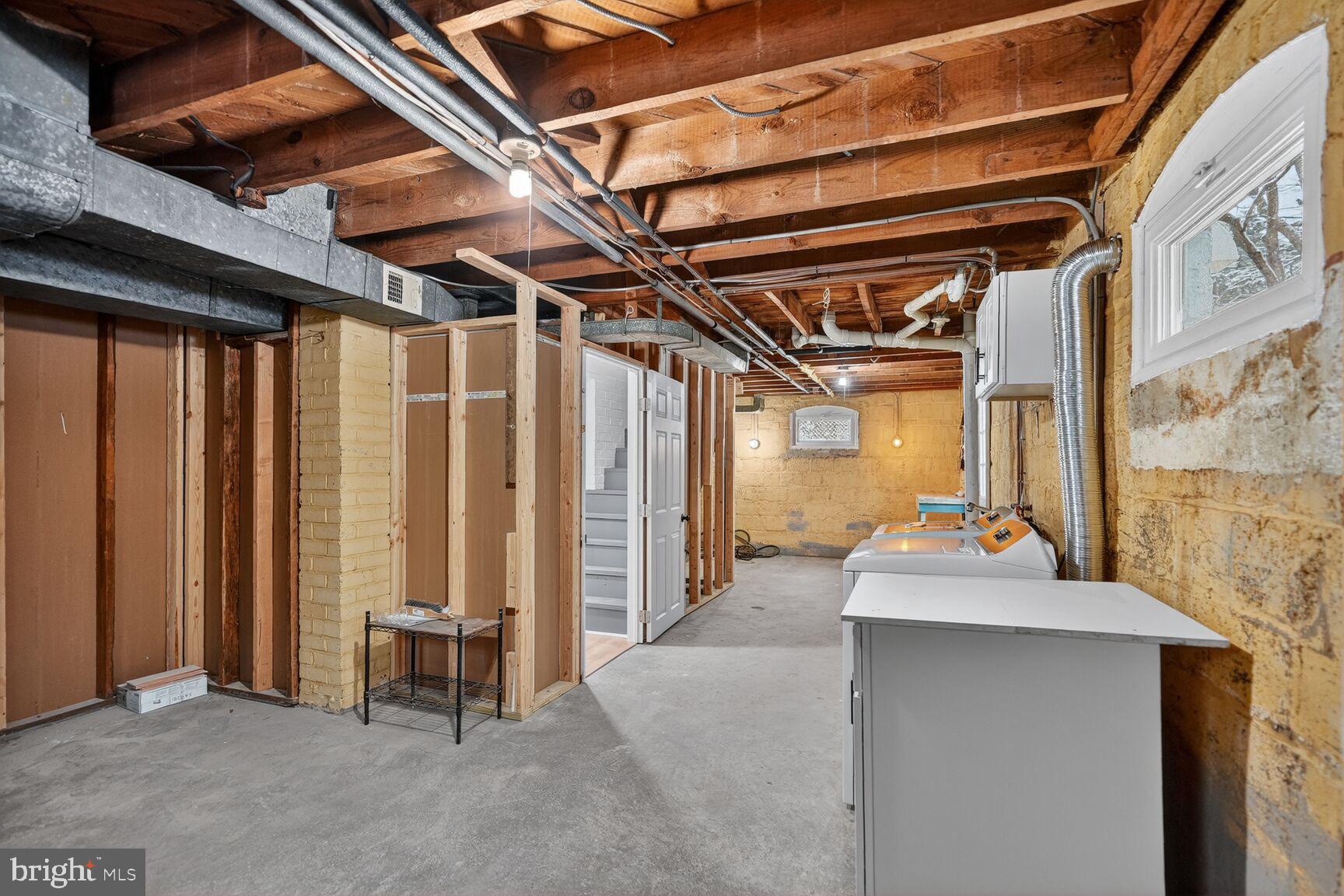 8 Melbourne Avenue Silver Spring, MD 20901 - Photo 19 of 23 Space for laundry, storage and a workshop