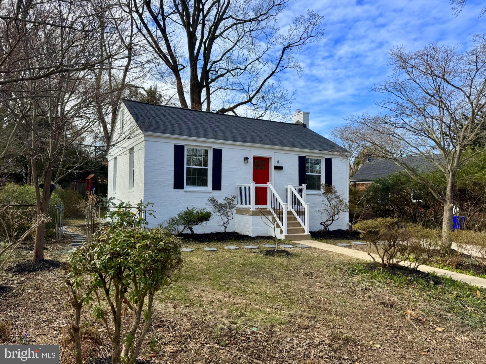 8 Melbourne Avenue Silver Spring, MD 20901 - Photo 2 of 23 Charming home with vibrant red door.